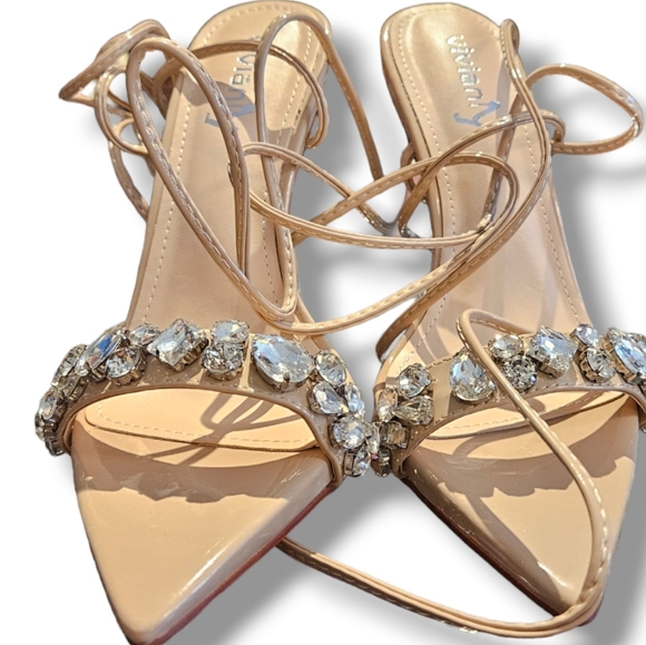 Vivianly wrap tie sling backs - Picture 6 of 9